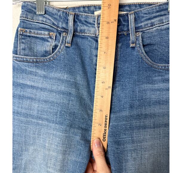 Levi’s 721 High Rise Skinny Jeans Size 25 Distressed Knees - Picture 10 of 11